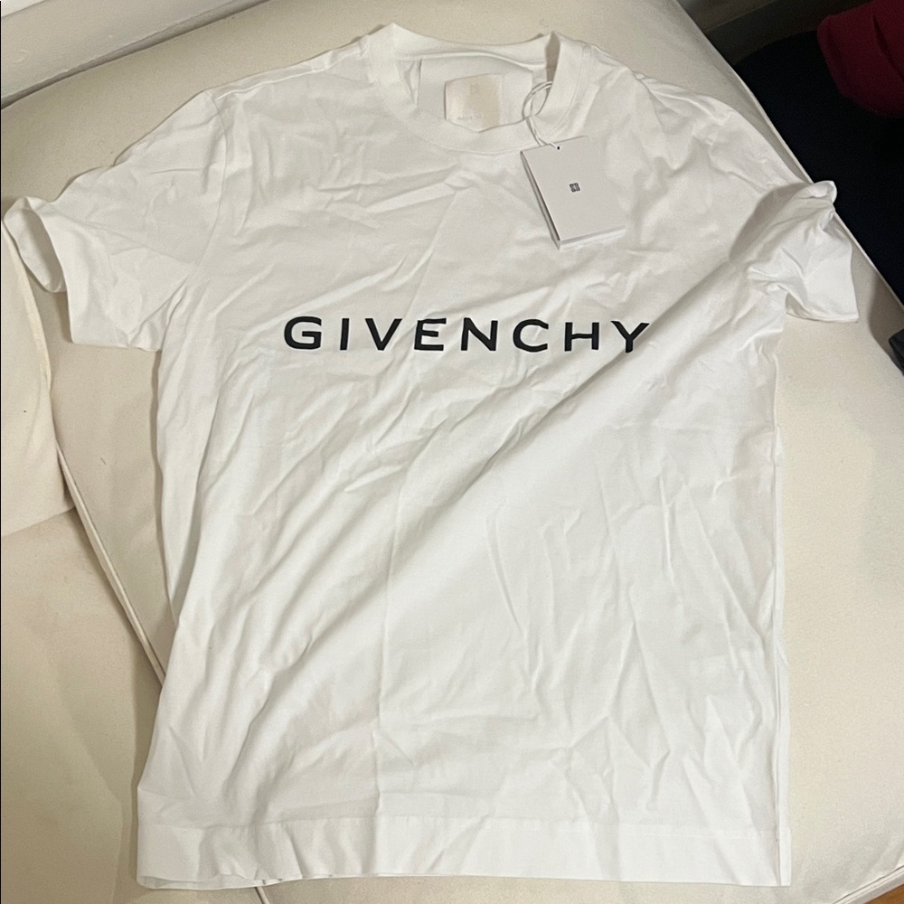 Givenchy White Short Sleeve Tee